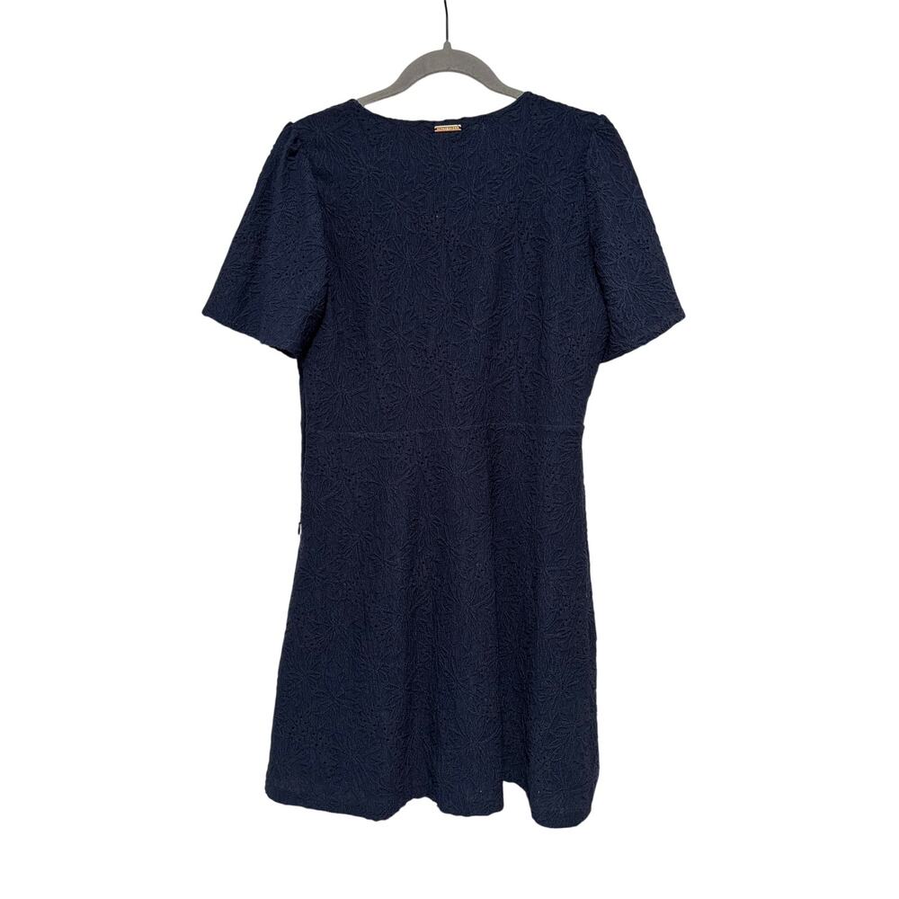 Michael Kors Navy Blue Embroidered Dress M - Picture 9 of 9